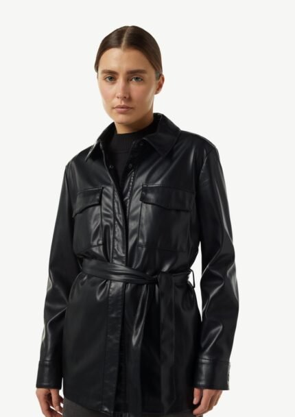 Classic Faux Leather Biker Jacket